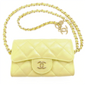 Mini sac CC jaune